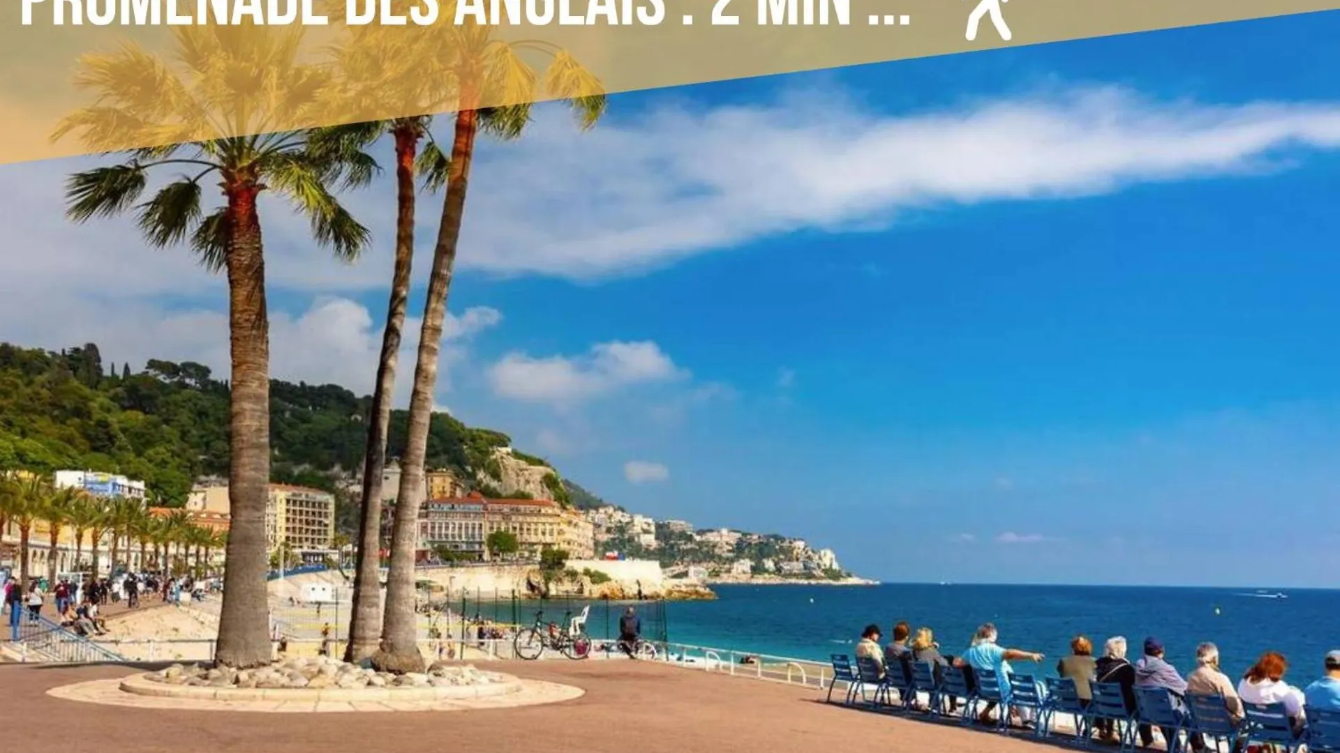 アパート Suite Nomade - Vieux Nice - 2 Chambres - Wifi - Ac - 5 Min Des Plages - 30 Min De Cannes Et Monaco フランス